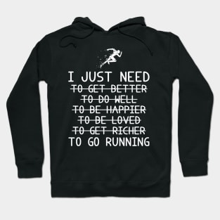 On the Fast Track to Triumph: Running for Improvement, Happiness, Love, and Riches! Hoodie